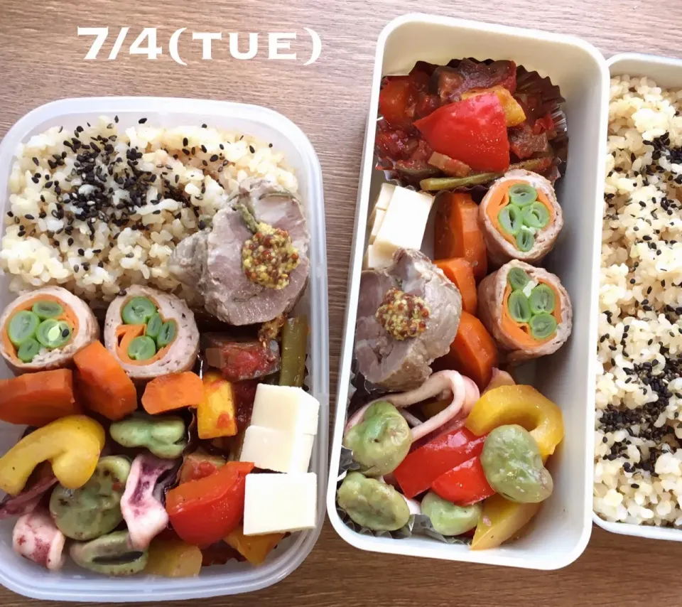 Snapdishの料理写真:7/4 お弁当|もっちさん