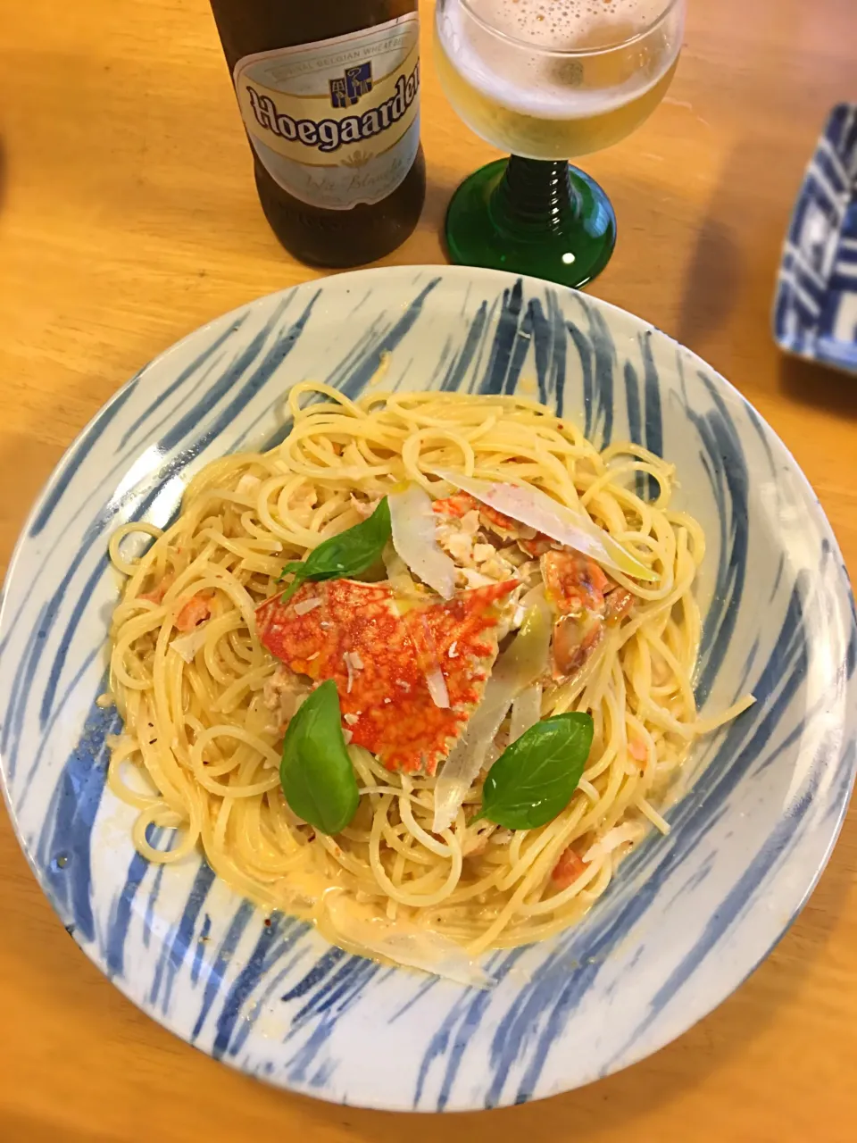 渡蟹のクリームトマトソースパスタ🍝|kctreeさん