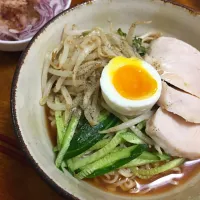 Snapdishの料理写真:冷やしラーメン作ってみました