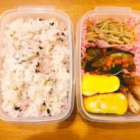 Snapdishの料理写真:ダンナ弁当♡|ちいごはん◡̈♥︎さん