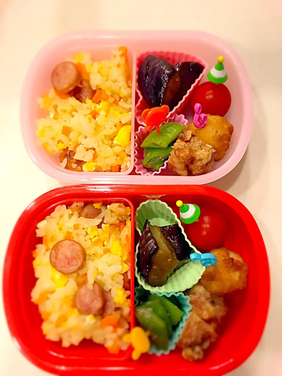 Snapdishの料理写真:夏のお野菜いっぱい弁当✨|Michiko Okamotoさん