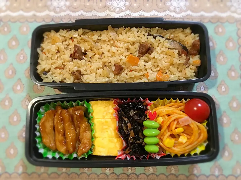 中1男子 弁当🍱|チビミミさん