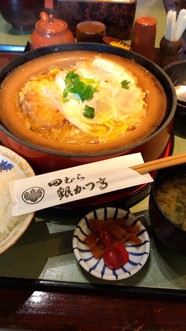 Snapdishの料理写真:箱根の豆腐カツ煮♪|ちぃちゃんさん