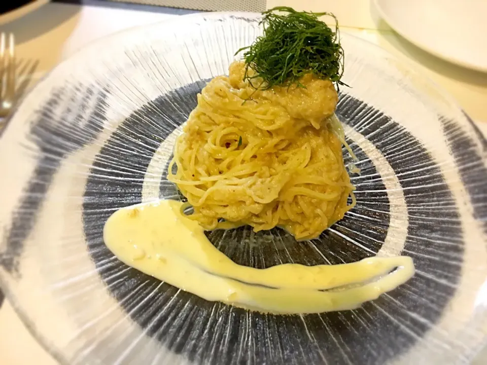 焼き茄子とツナの冷製カペリーニ|榎木津 礼二郎さん