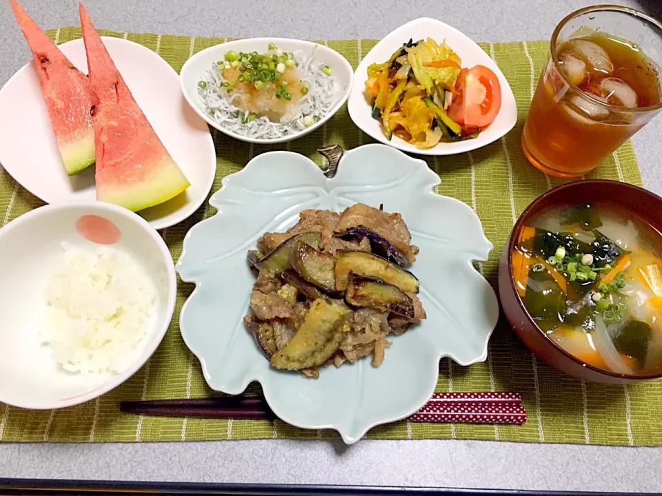 Snapdishの料理写真:6/19晩ごはん|ゆーみんさん