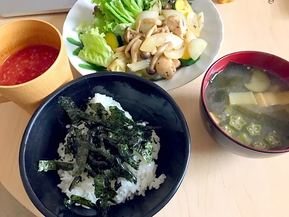 7月5日朝食兼昼食|ばぁさんさん