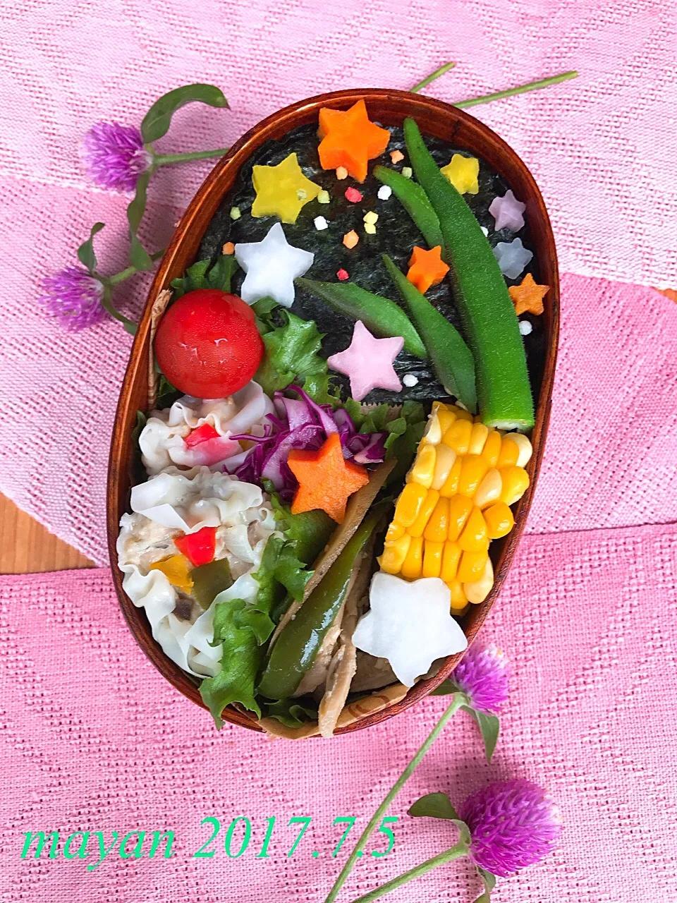 七夕🎋星お弁当|まやさん