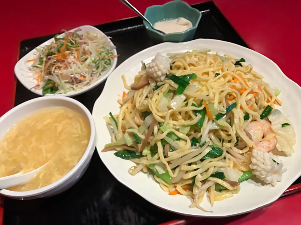 海鮮五目炒麺 ランチ|toshi,I🍴さん