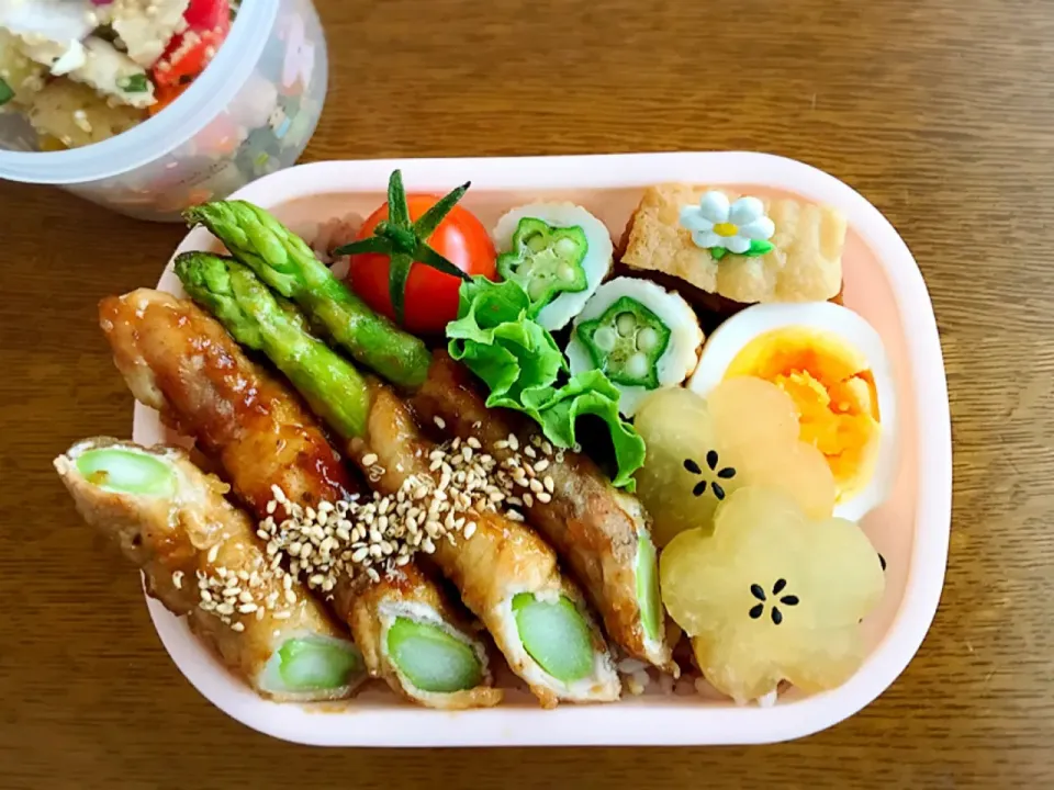 アスパラの豚肉巻き弁当|uchanさん