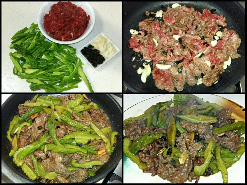 stir-fried beef and bitter gourd|steven z.y.さん