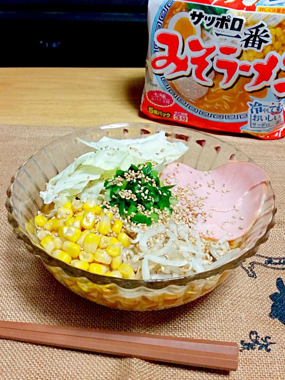 冷やし味噌ラーメン|まーやんさん