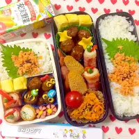 Snapdishの料理写真:旦那と専門1年生女子のお弁当😁|みゆさん