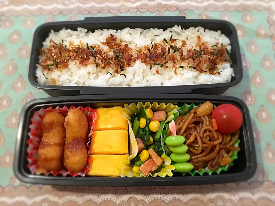 中1男子 弁当🍱|チビミミさん