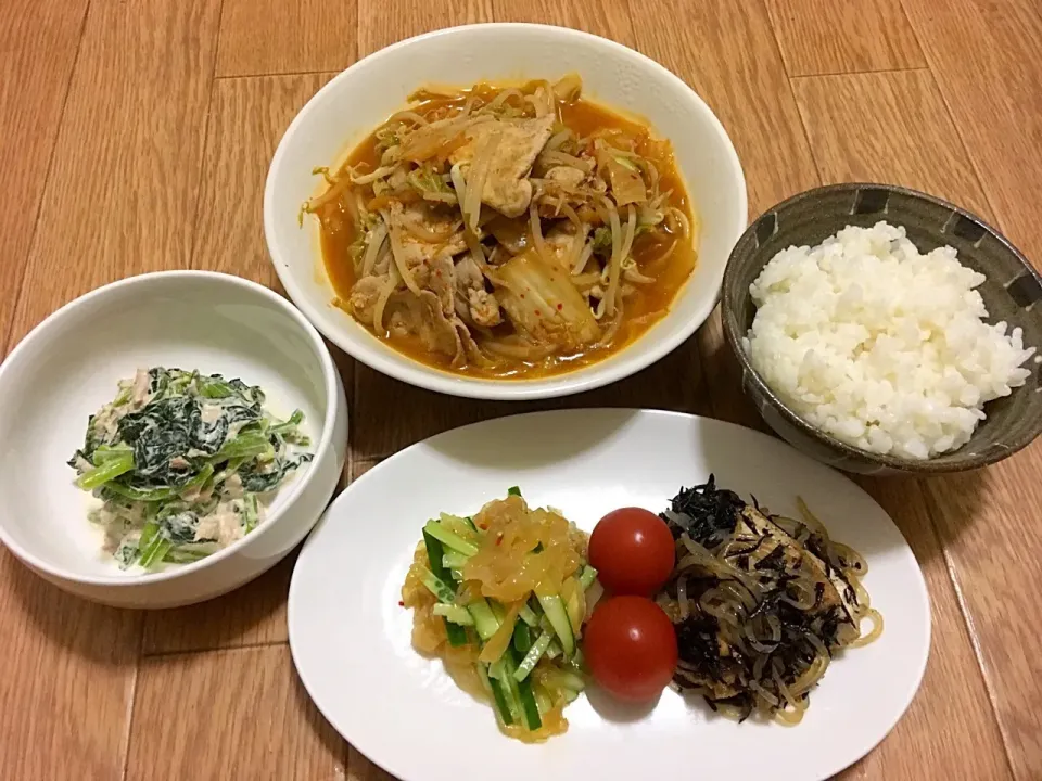 Snapdishの料理写真:旦那ちゃん晩御飯❤️|ちゃびきゅさん