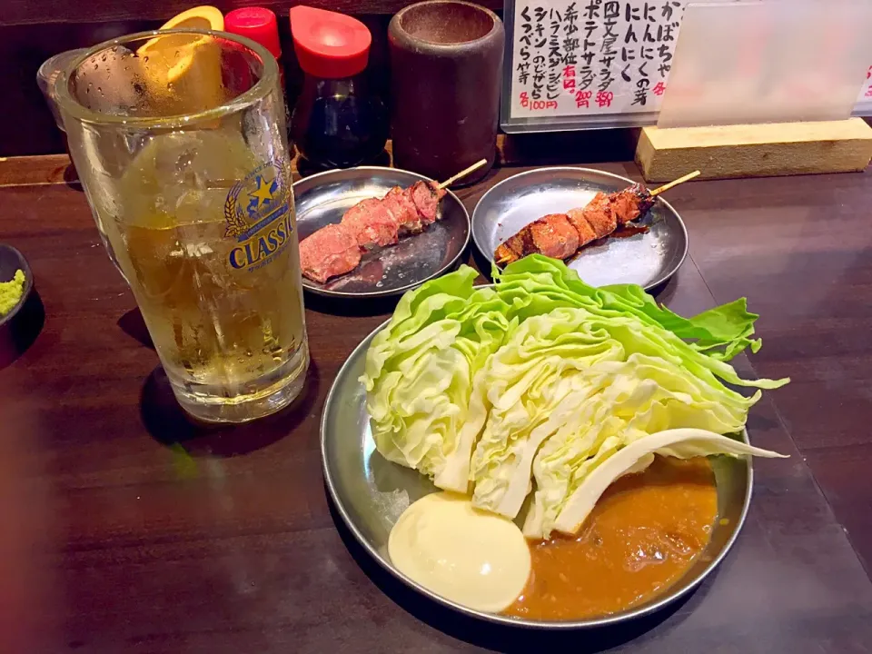 １人焼き鳥(*^_^*)|もなかさん