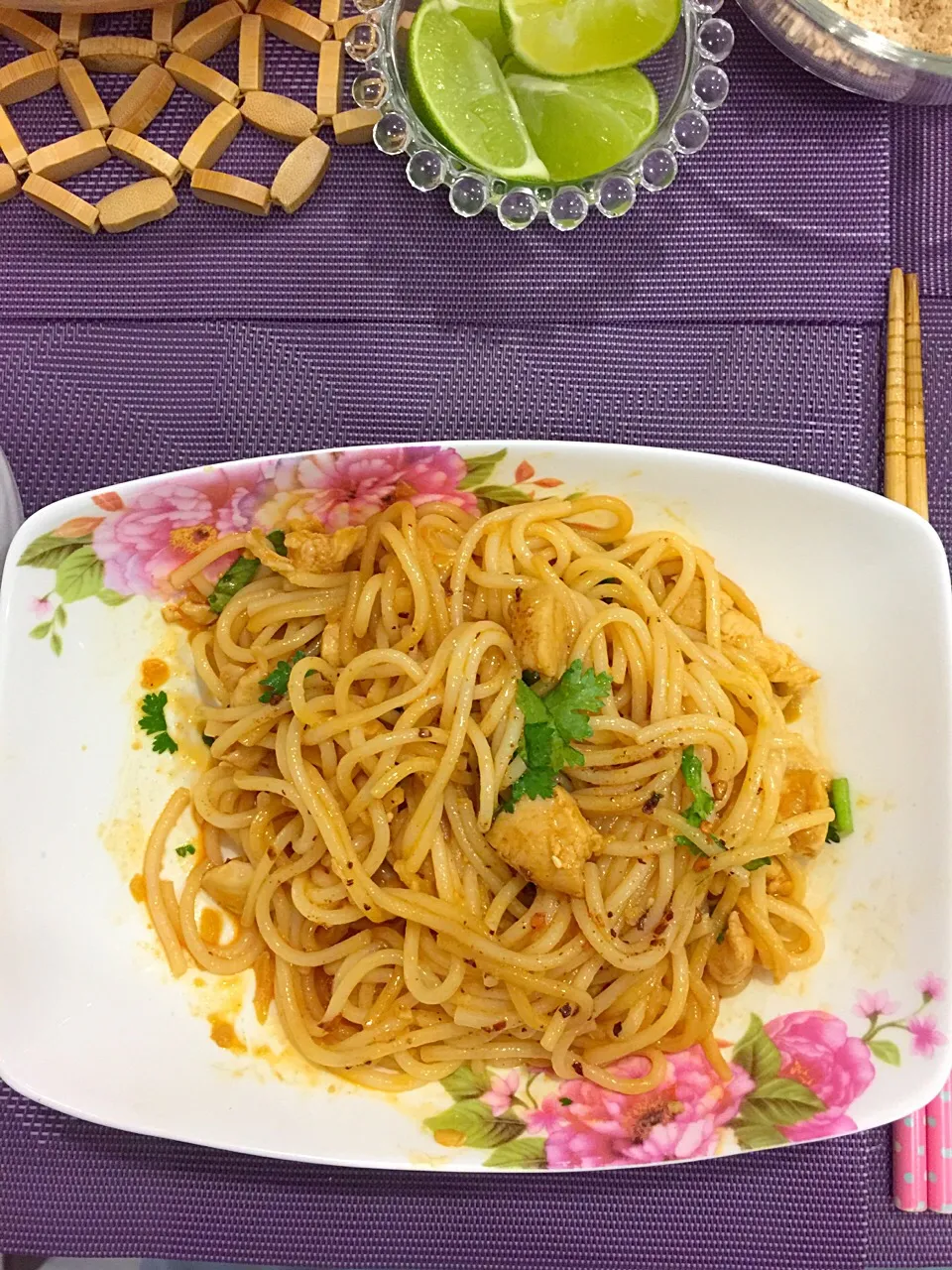 Snapdishの料理写真:Nan gyi dote noodles|Ivyさん