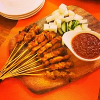 Satay Satay #yummy #malayfood #peanutsauce #rice|tuttutさん