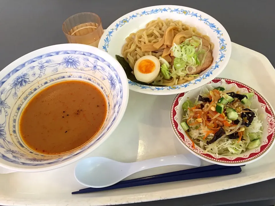 味噌つけ麺、中華サラダ|Tadahiko Watanabeさん