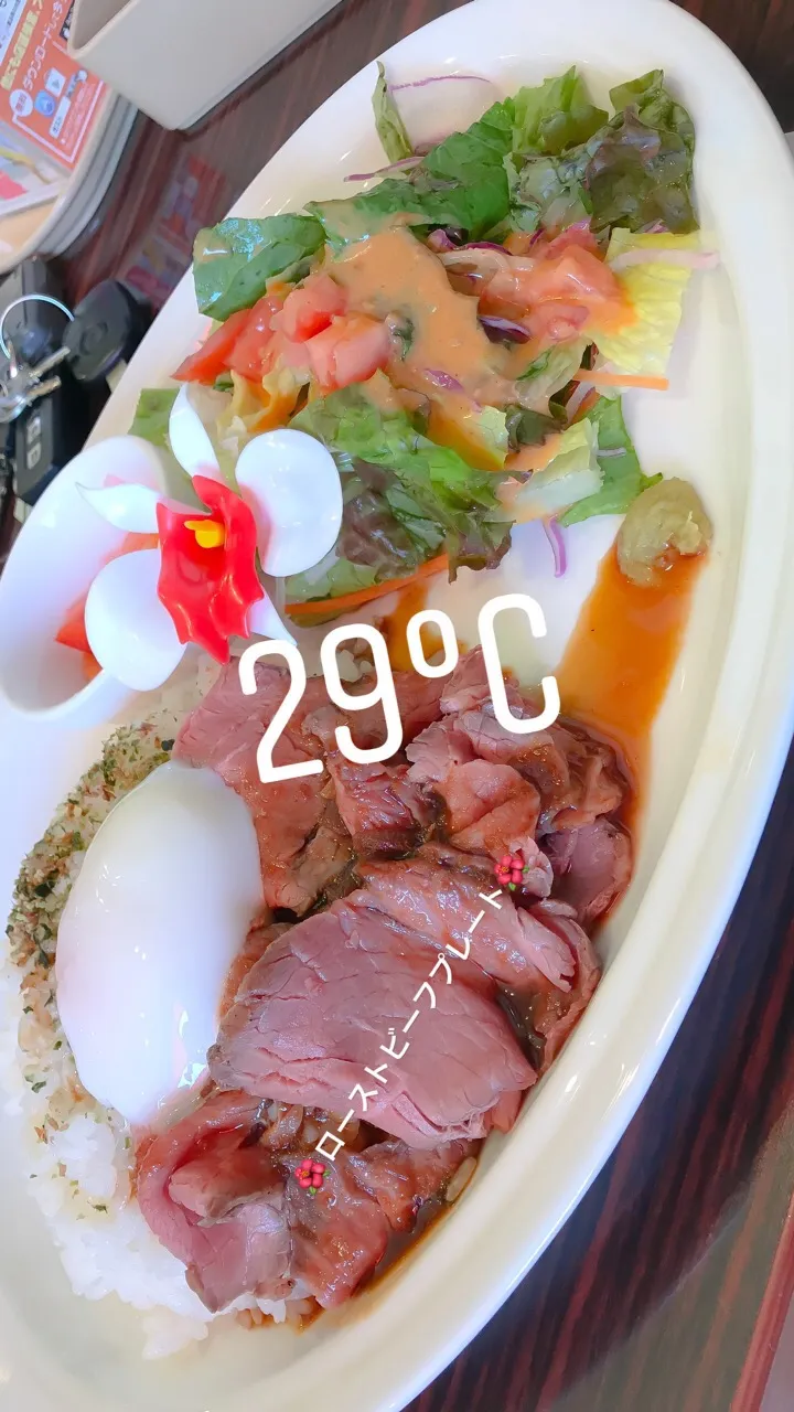 Snapdishの料理写真:🌺ローストビーフプレート🌺 #ワサビが合う|川村大作さん