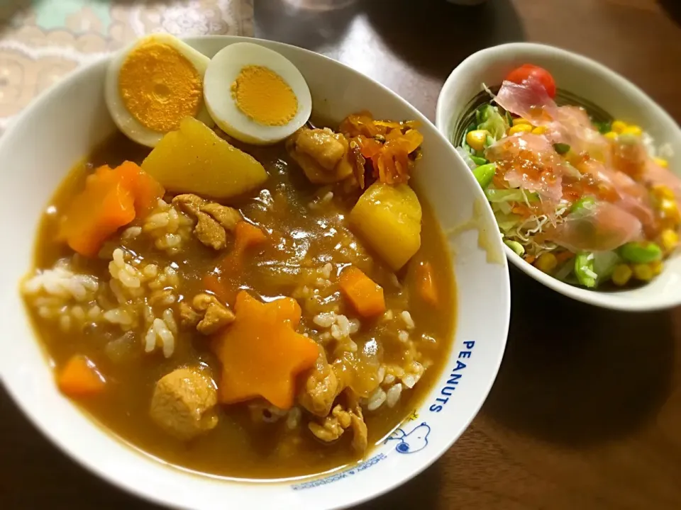 Snapdishの料理写真:七夕🎋 カレー|チビミミさん