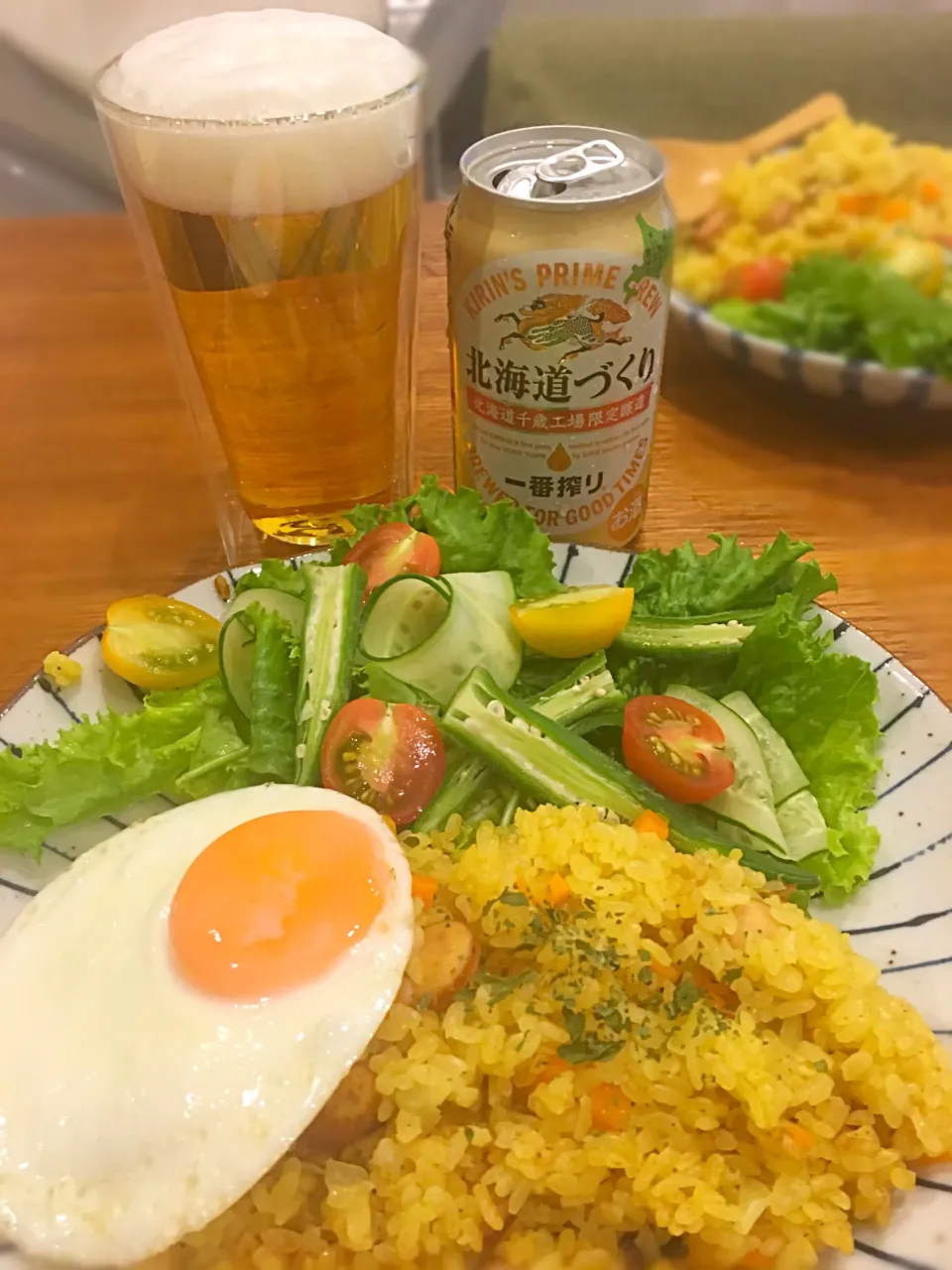 土鍋でカレーピラフ✨|なかじー。さん