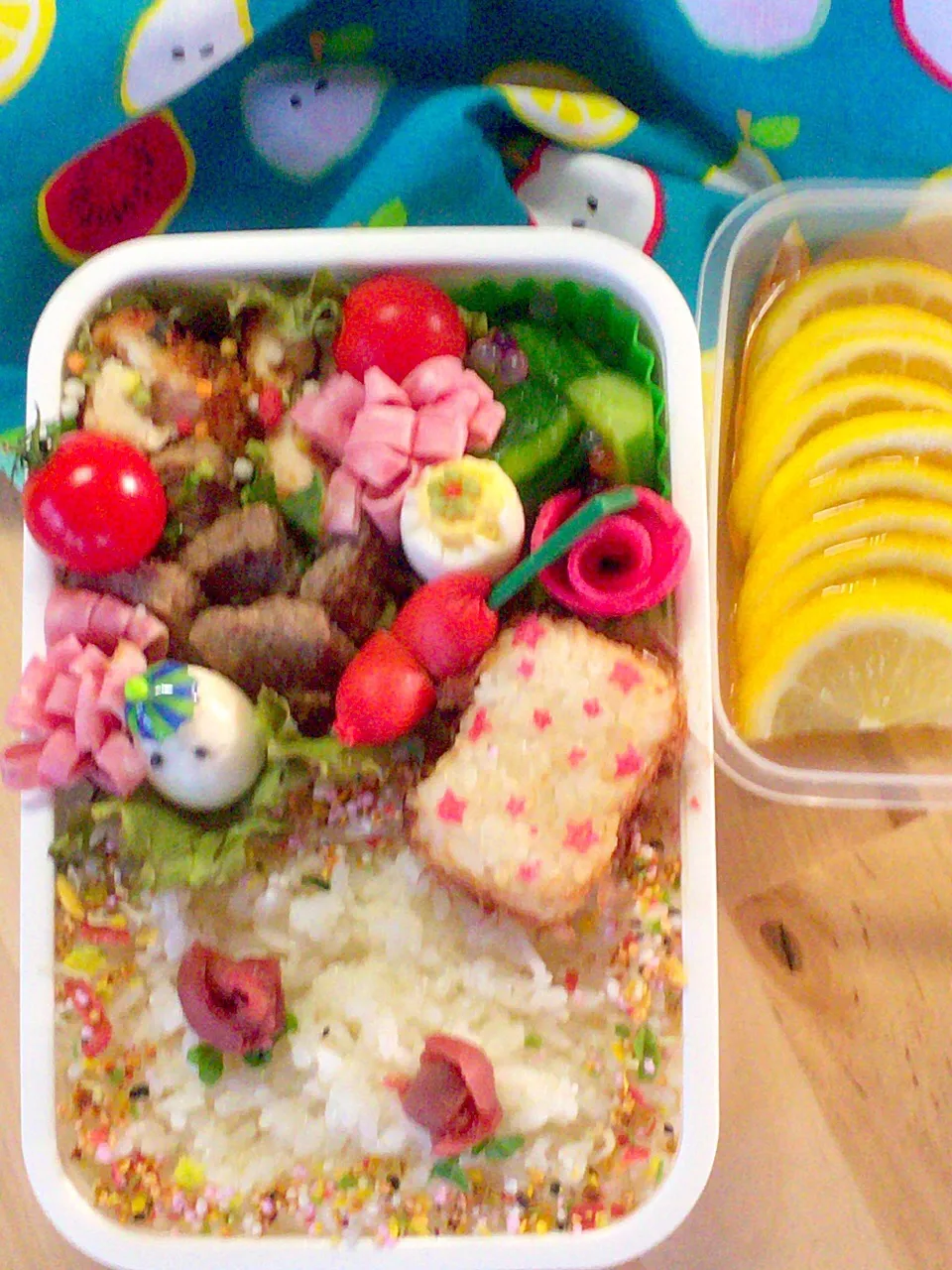 #サッカー小僧弁当 
#ピントブレブレ（笑）|KOZUEさん