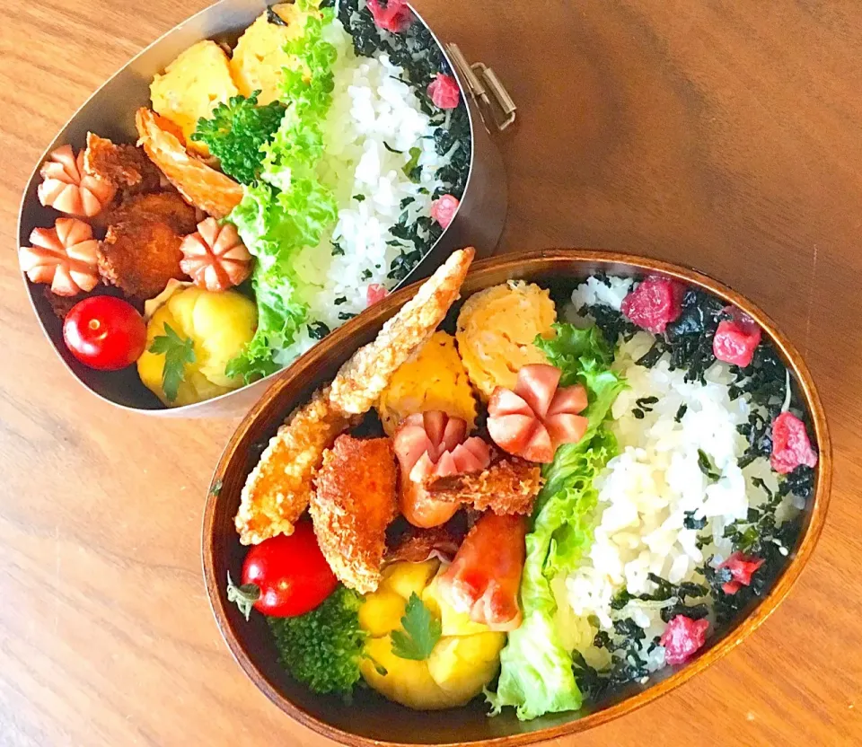 海老フライ🍤&さつまいも巾着弁当🍠|itokayoさん