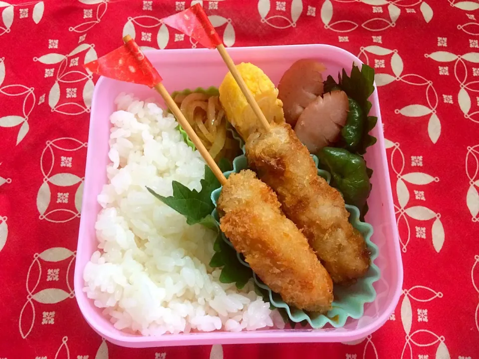 Snapdishの料理写真:今日の部活弁当♪|Hiromi  Nobaさん