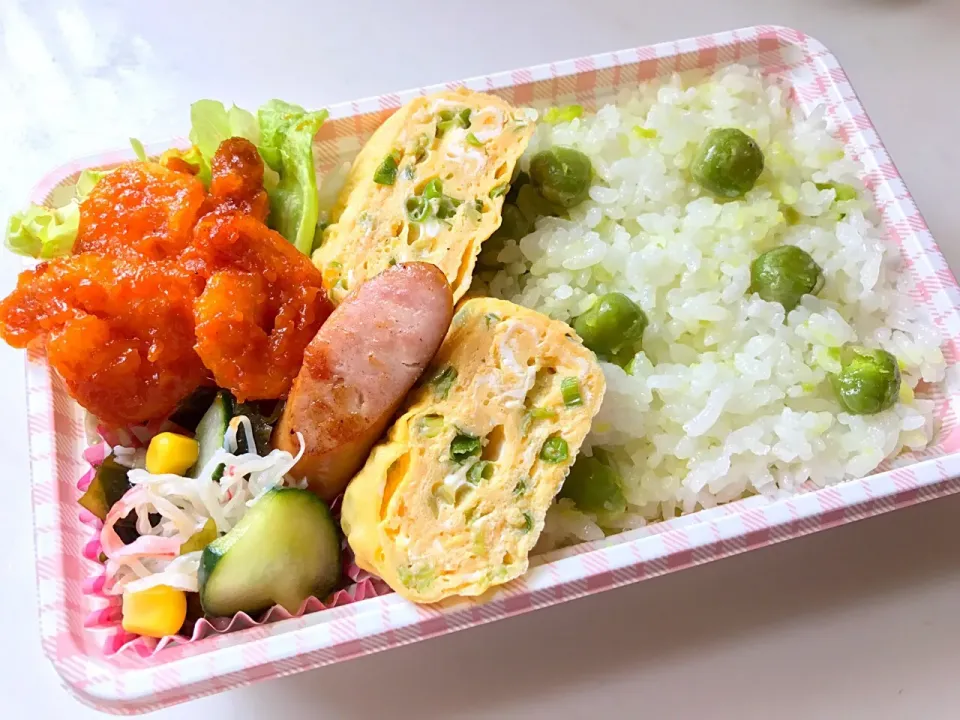 エビチリ&ピース弁当～🎵|みほままこさん