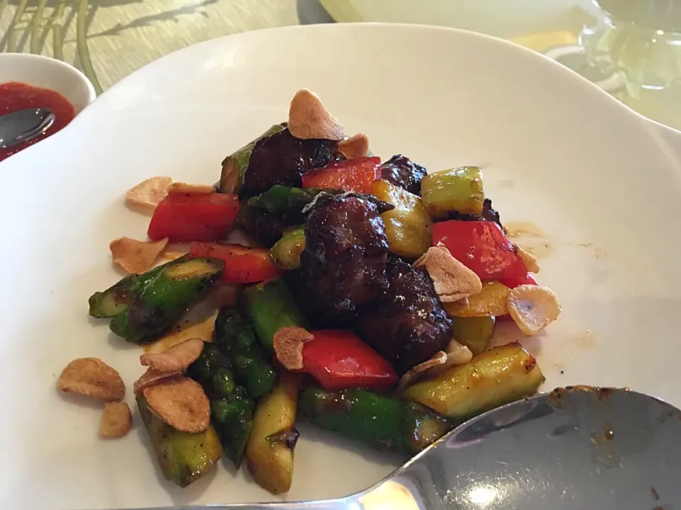 Wagyu beef stirfry @ Peach Blossoms|Ong Sor Fernさん