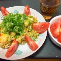 Snapdishの料理写真:トマトとキャベツ炒飯#キャベツ炒飯|ゆうこりんさん