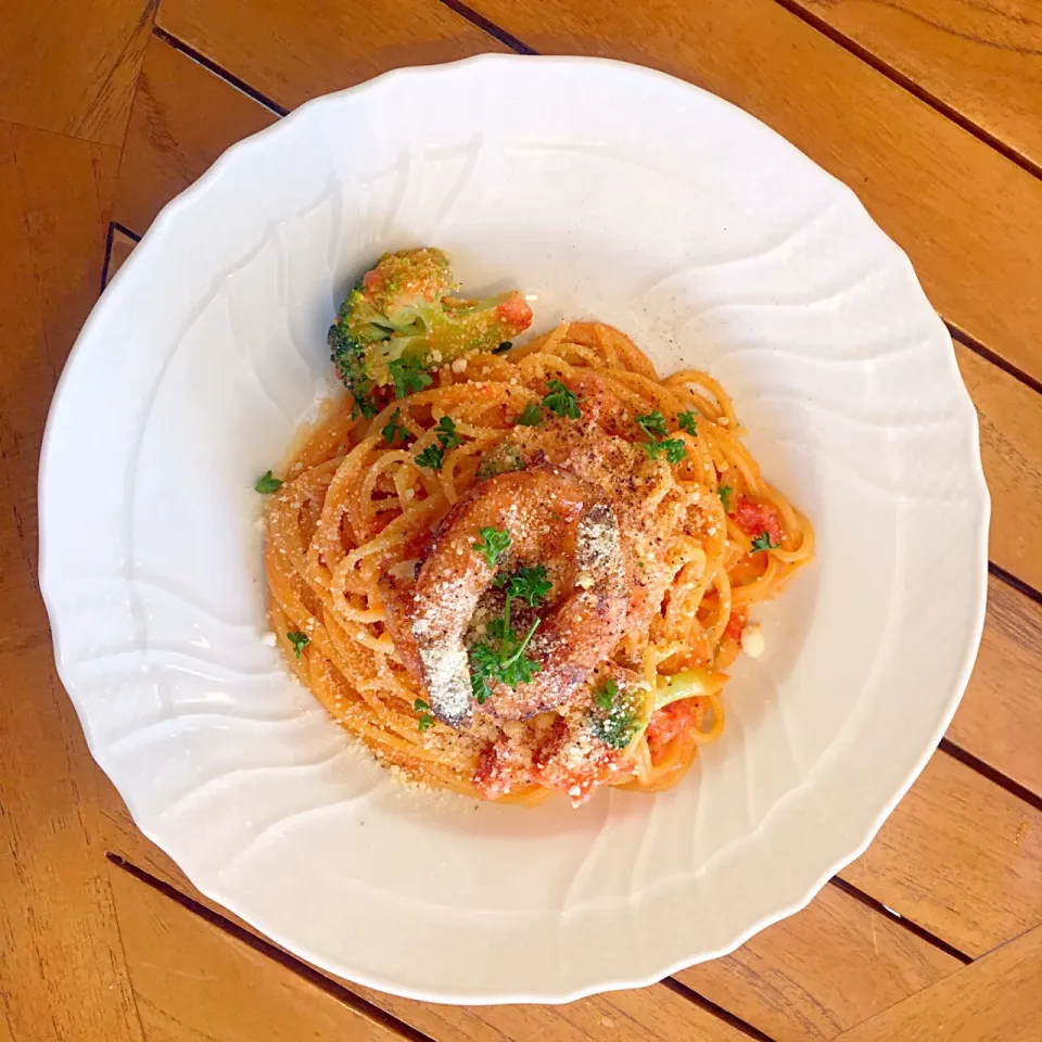 海老とブロッコリーのクリームパスタ🍝|葵さん