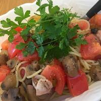 アヒージョパスタ