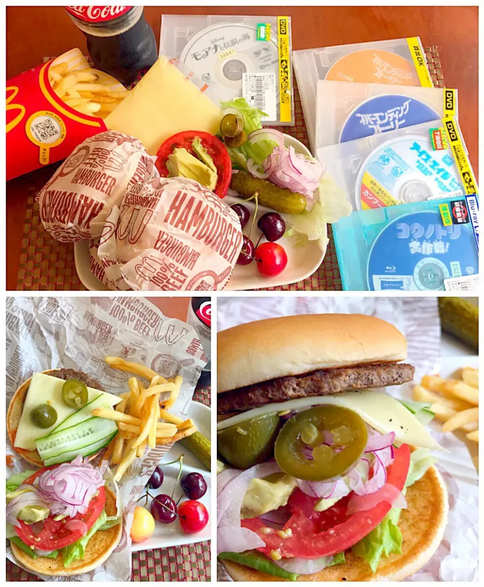 McDonald lunch🎵extra vegetables hamburger🍔お野菜追加でﾍﾞｼﾞｰﾏｯｸ♪|🌈Ami🍻さん