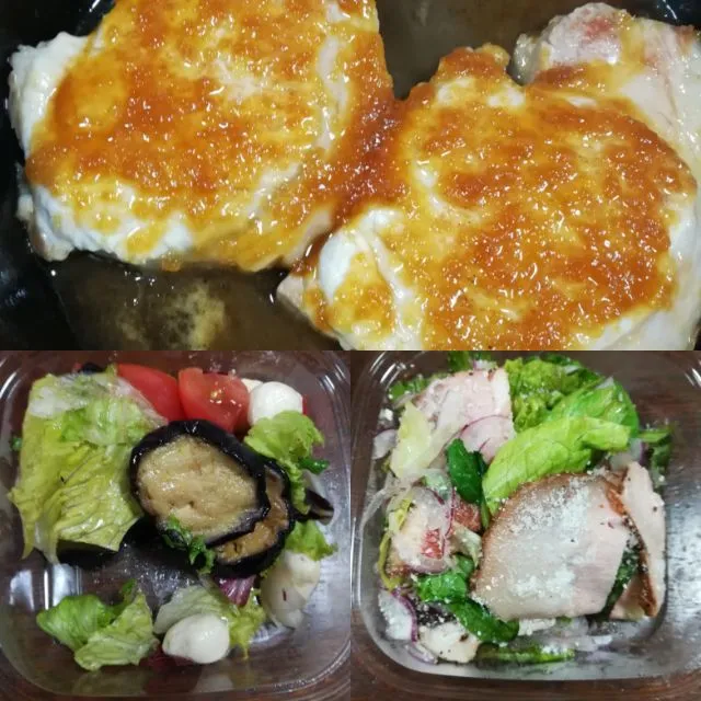 Snapdishの料理写真:#夕飯　はポークステーキ|アクちゃんさん