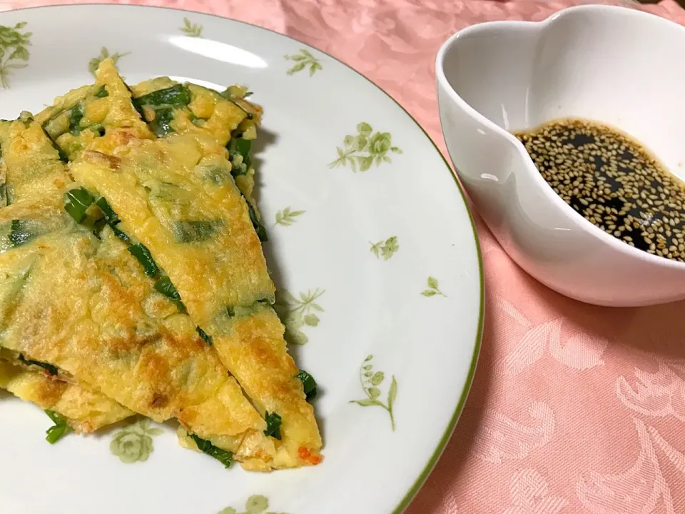 韓国料理の一つ、チヂミを作ってみました〜♪|優依さん