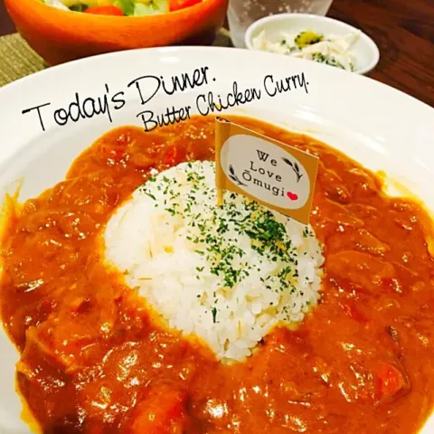 「大麦たのしみ隊！」を使ってみたSnapdishの料理・レシピ写真:もち麦ごはんで、バターチキンカレー😍💕