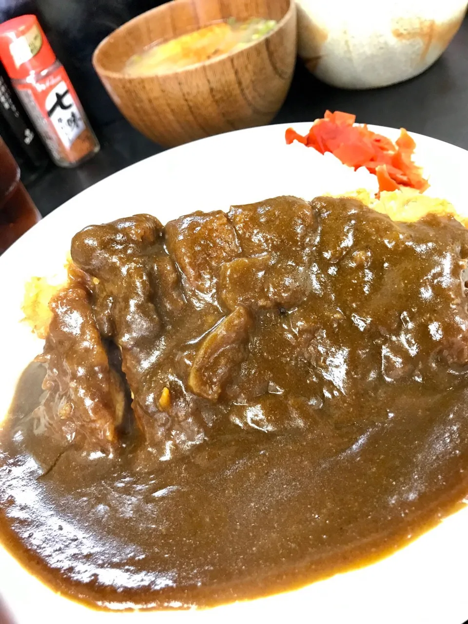 ✨漢のカツカレー✨|中さんさん