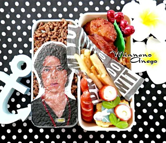 コード・ブルー3rd『藍沢耕作/山下智久』弁当
 #オブラートアート
 #似顔絵弁当|みんなのあねごさん