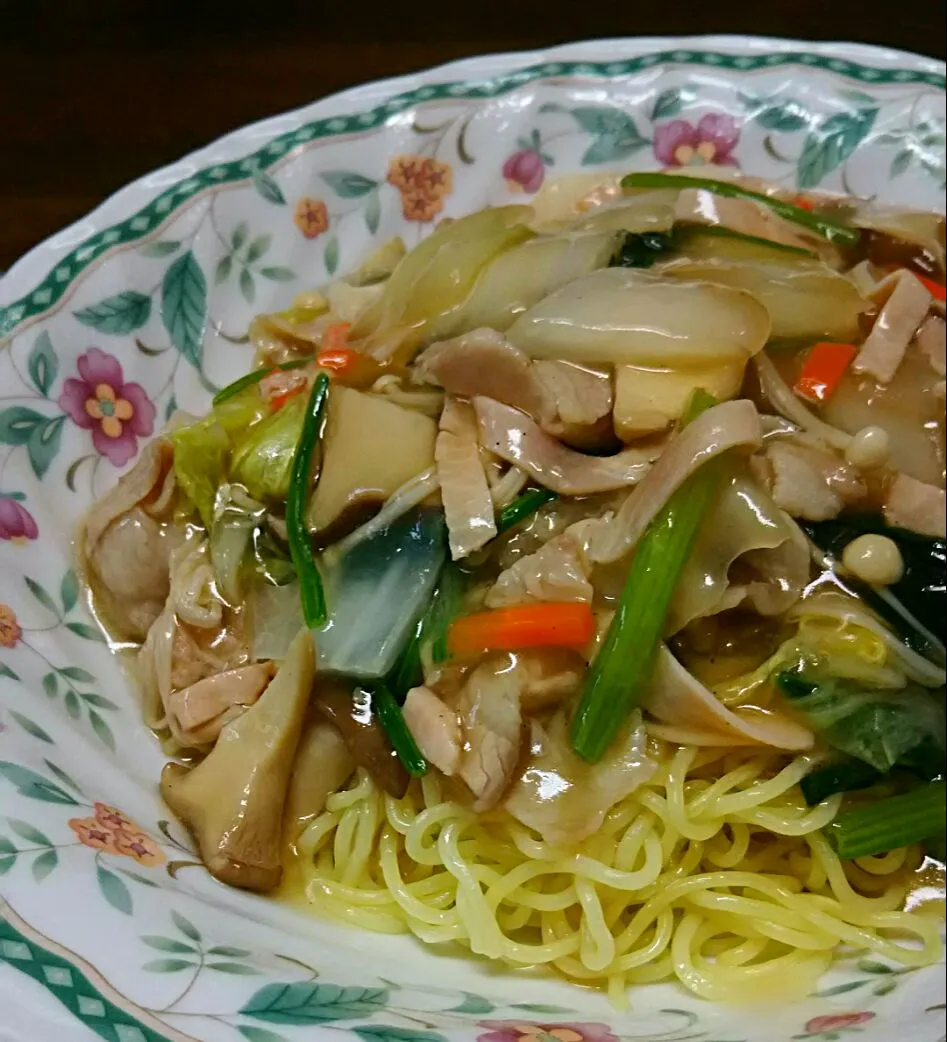 五目あんかけ焼きそば|あらいぐまのしっぽさん