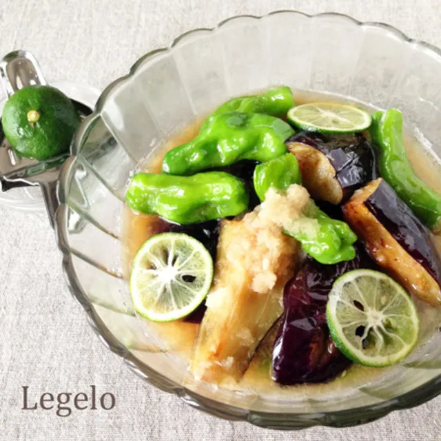 Legeloさんの茄子と ししとうの揚げ浸し☆大根おろし＆すだち入り♪ #レシピブログ #RecipeBlog|レシピブログさん