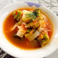 具沢山ミネストローネ|さあちゃん＊.°さん