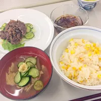 Snapdishの料理写真:とうもろこしご飯|えり★さん