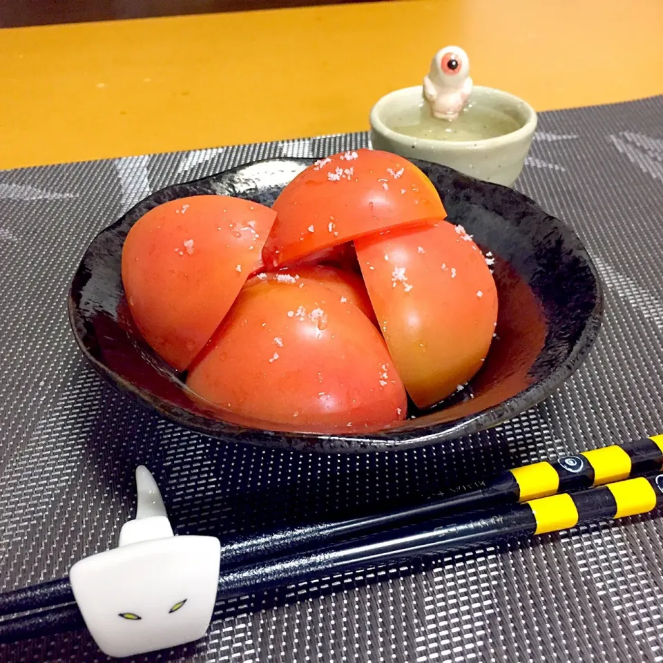 冷やしトマト🍅  (^-^)|Kei Satoさん