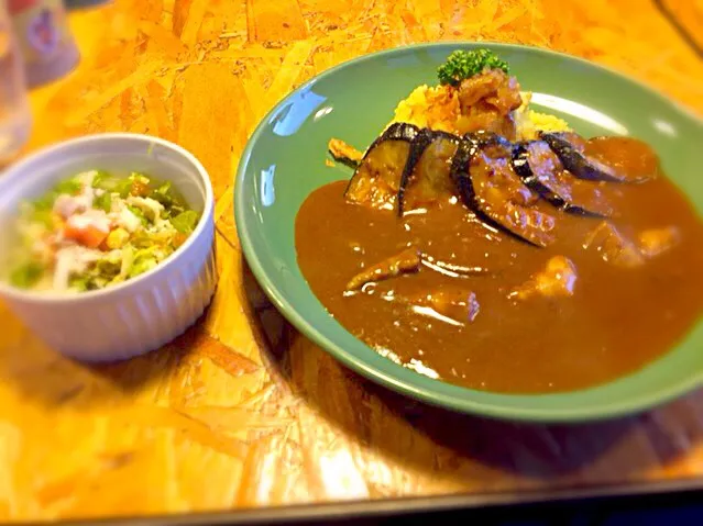 ナスとベーコンのカレー|原田さん