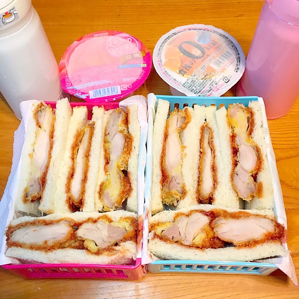 チキンカツサンド弁当|ツインズママさん