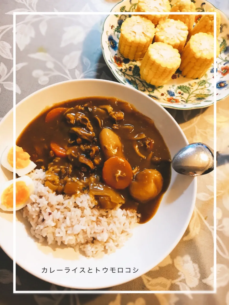 暑い日は家庭的なカレーライス🍛で乗り切れー😋|まっつー🐾さん