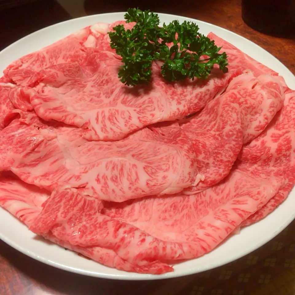 近江牛しゃぶ肉♡|梅花権現さん