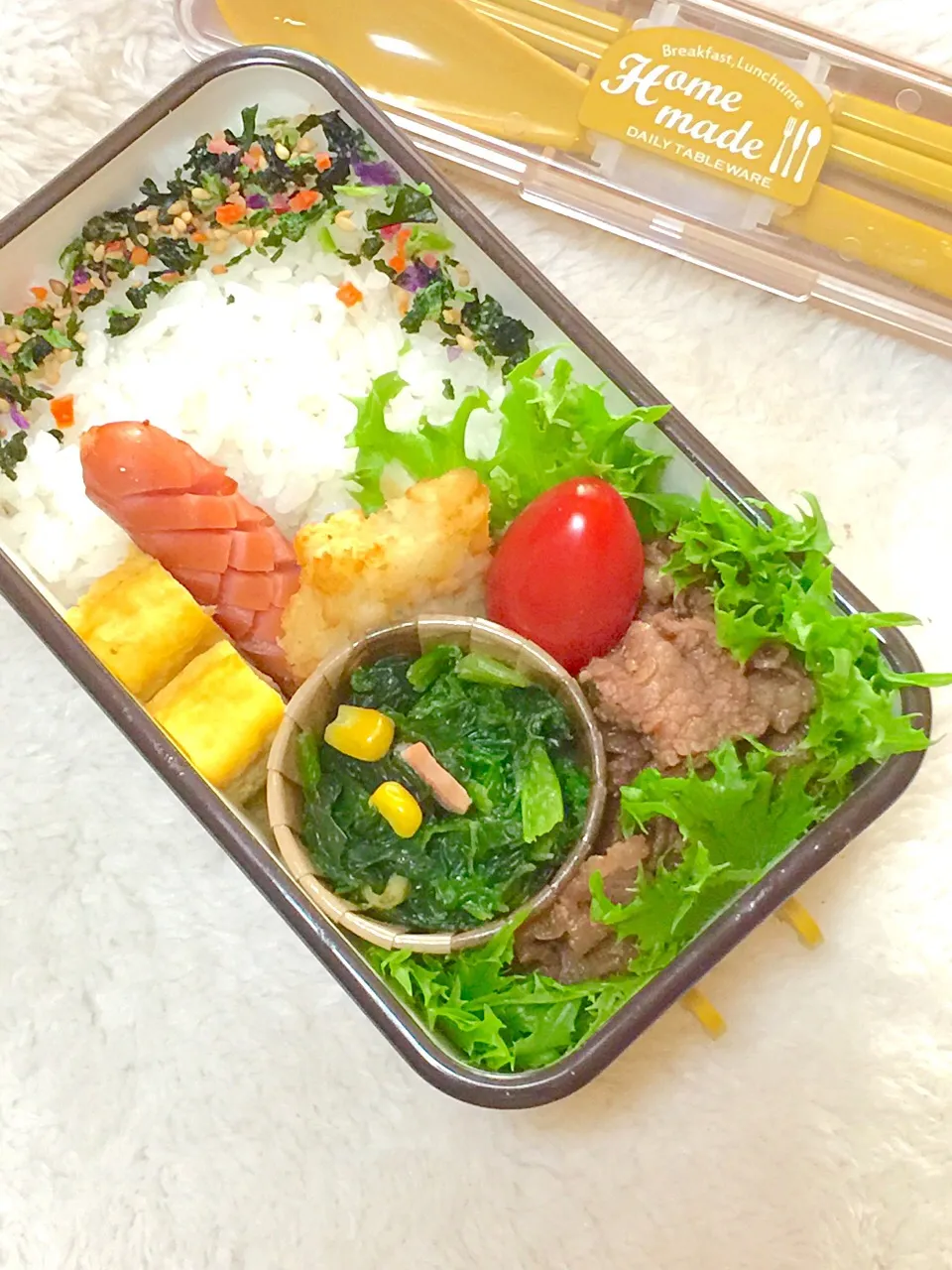 Snapdishの料理写真:姉妹のお弁当#お弁当 #bennto #姉妹弁当 #女子大生 #女子高生|123mamaさん