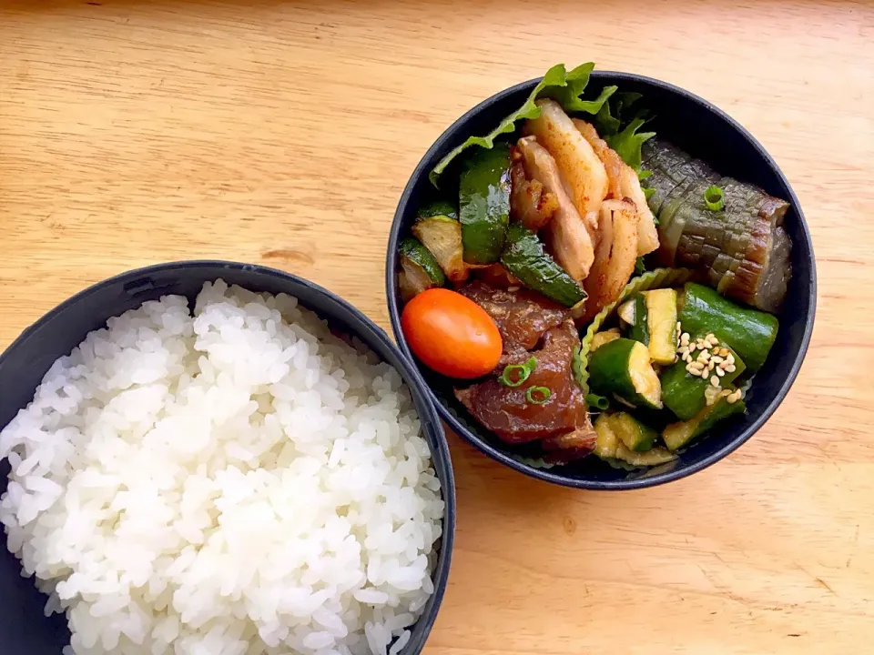 豚バラとズッキーニのソテー 弁当|弁当 備忘録さん